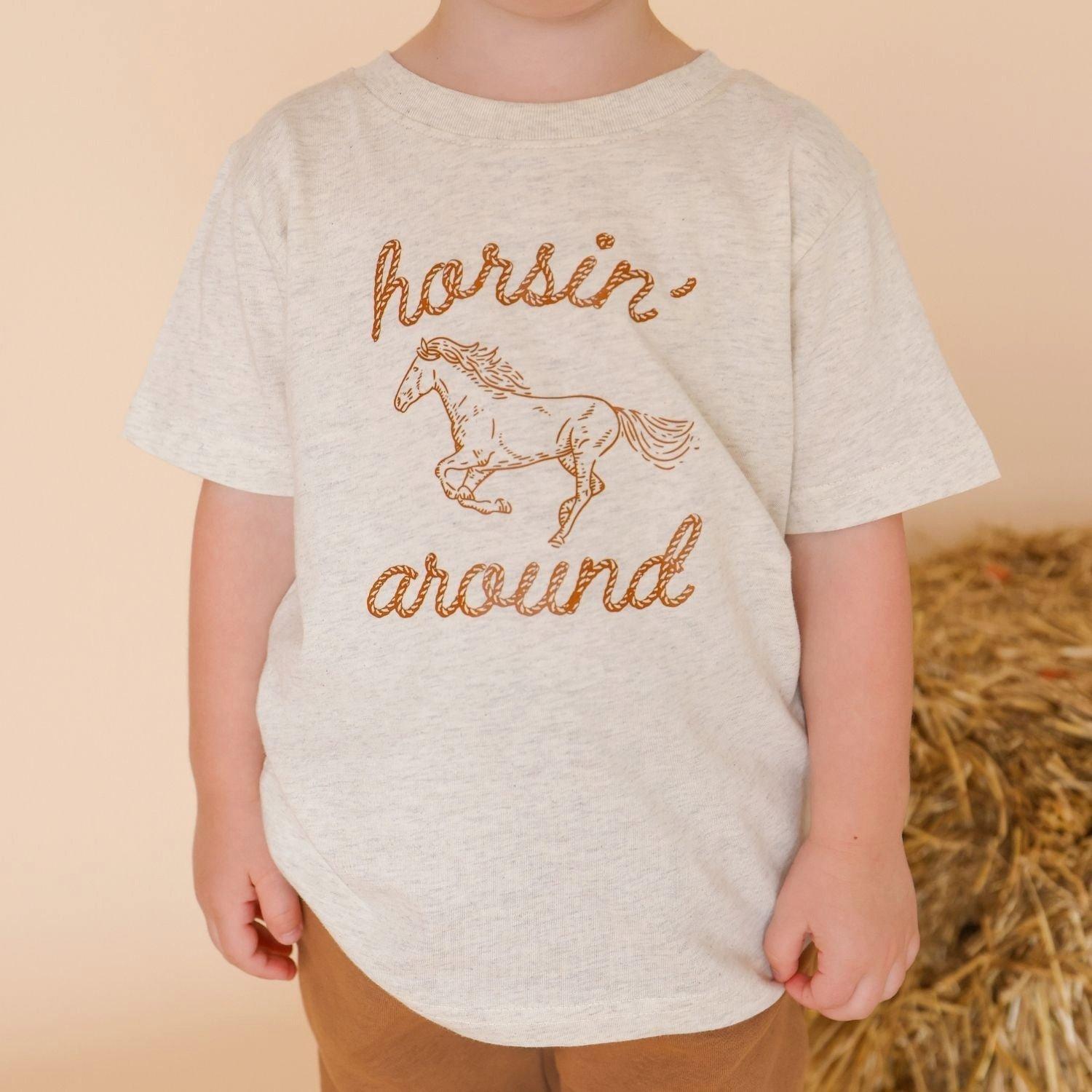 Horsin' Around Western Short Sleeve T-Shirt image number 2
