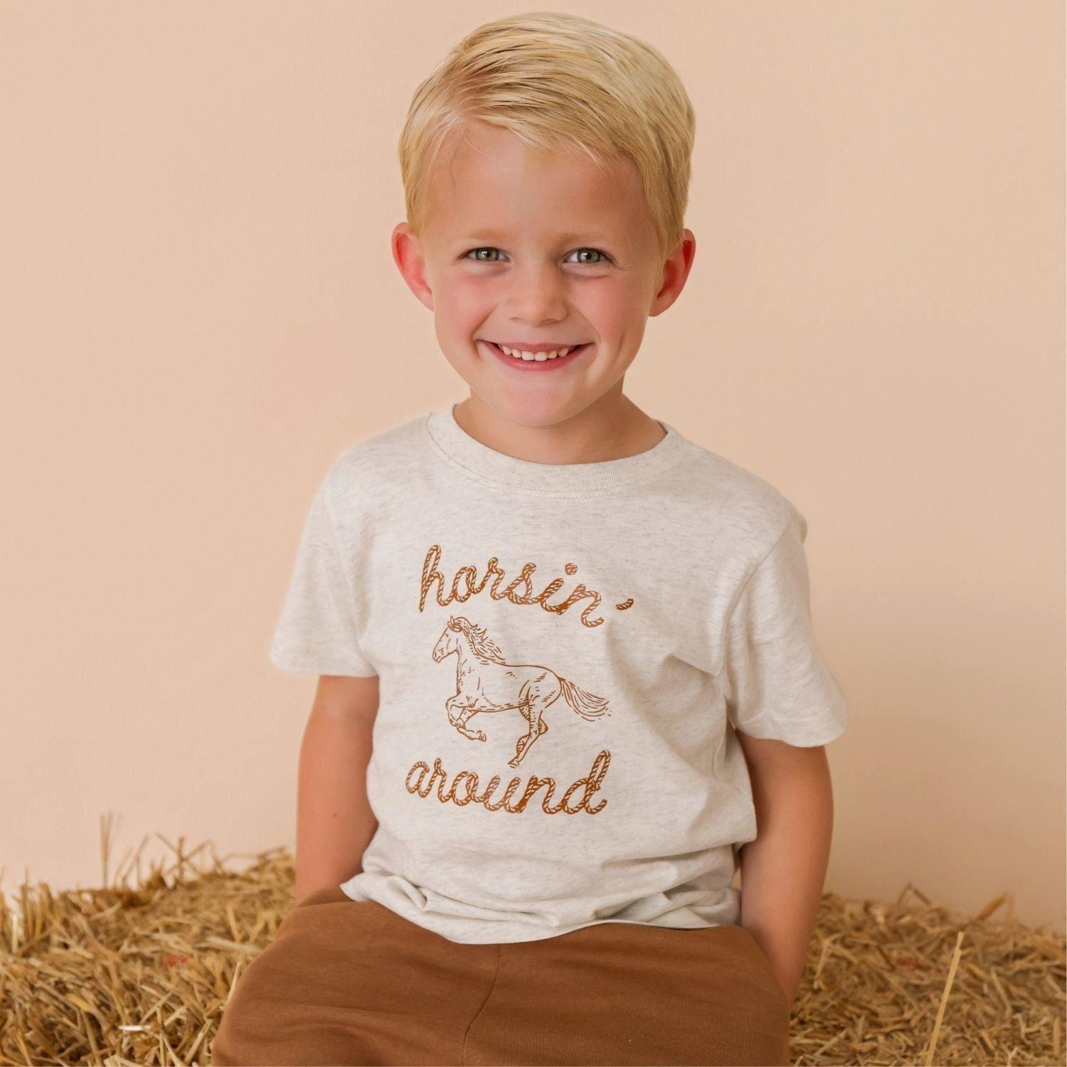 Horsin' Around Western Short Sleeve T-Shirt image number 4