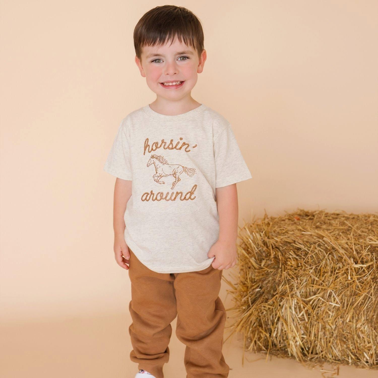 Horsin' Around Western Short Sleeve T-Shirt image number 1