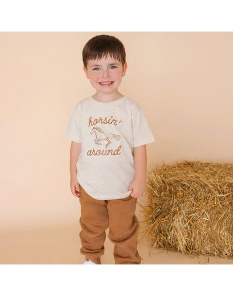 Horsin' Around Western Short Sleeve T-Shirt