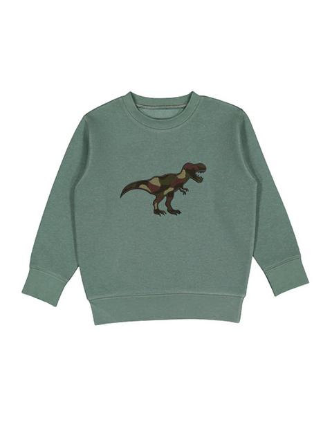 Camo Dino Patch Sweatshirt