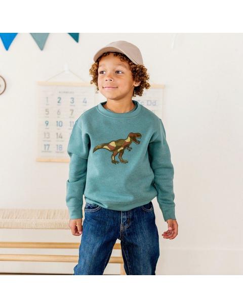 Camo Dino Patch Sweatshirt