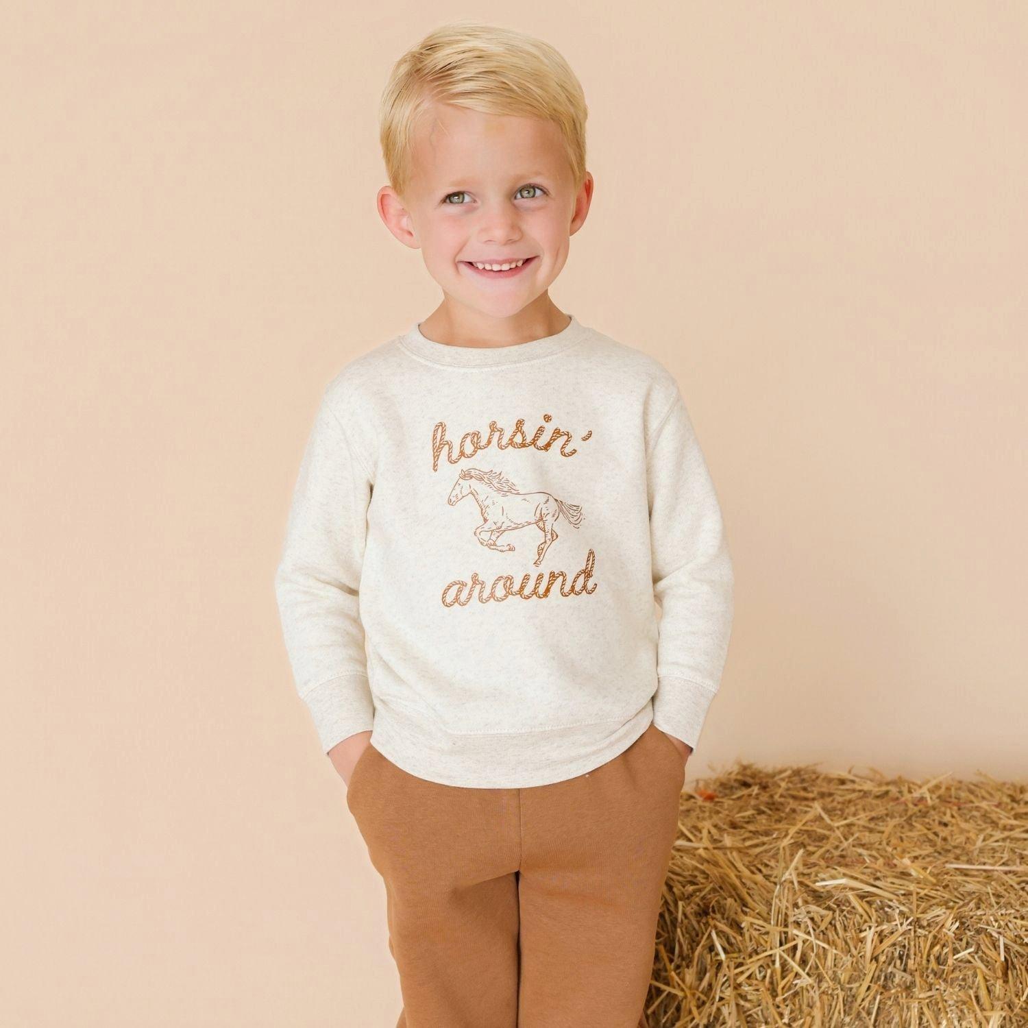 Horsin' Around Western Sweatshirt image number 1