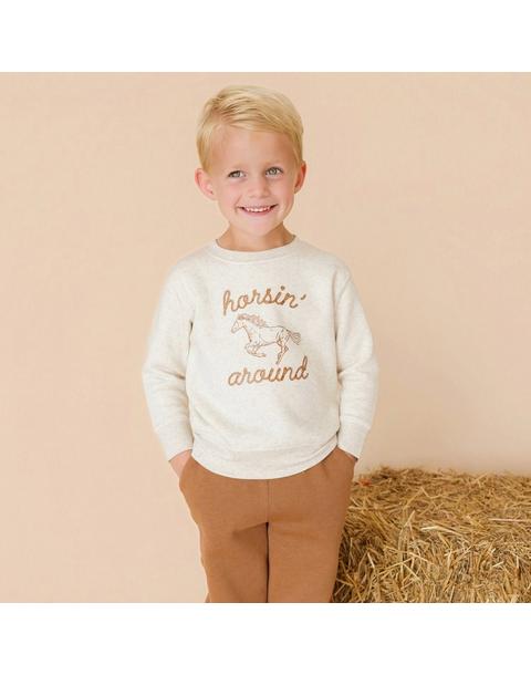 Horsin' Around Western Sweatshirt