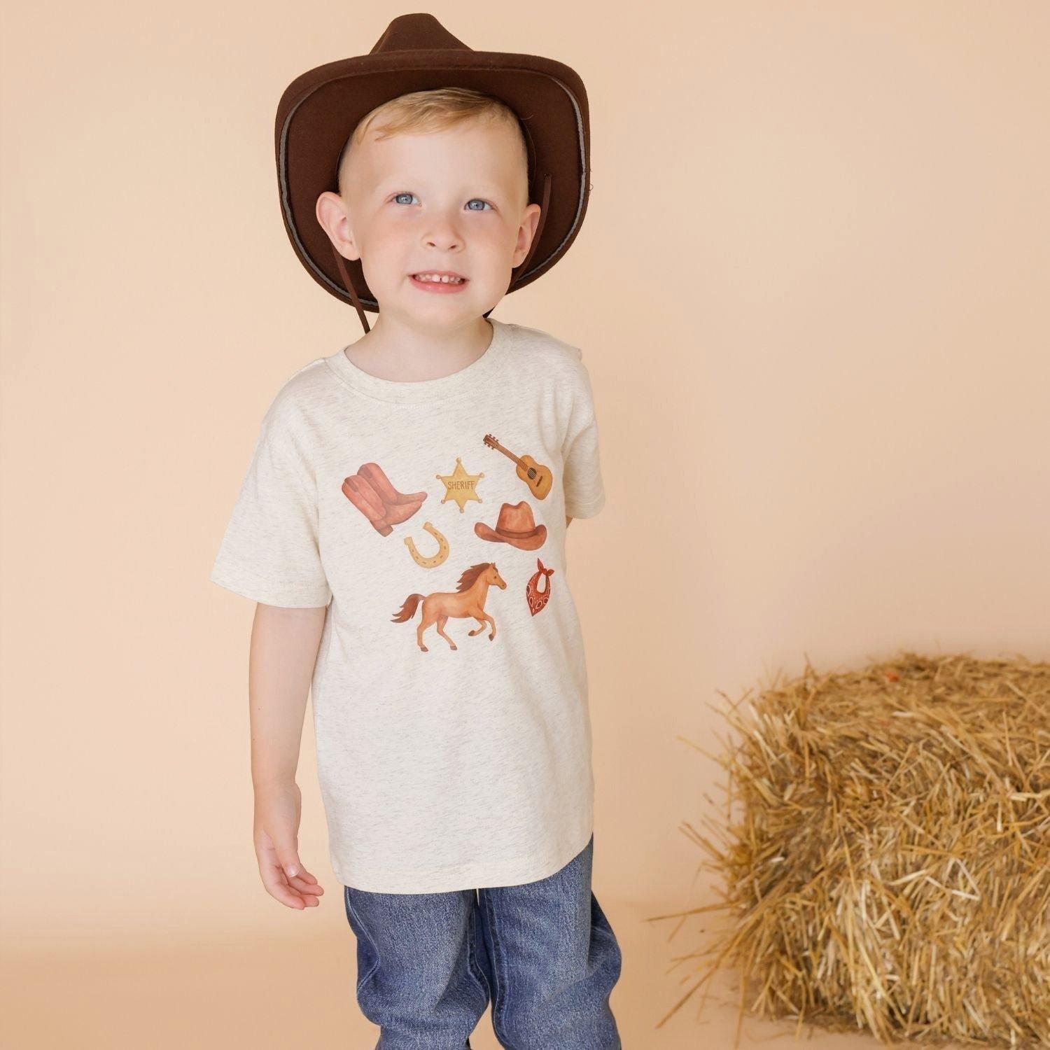 Western Cowboy Short Sleeve T-Shirt image number 1