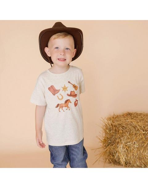 Western Cowboy Short Sleeve T-Shirt