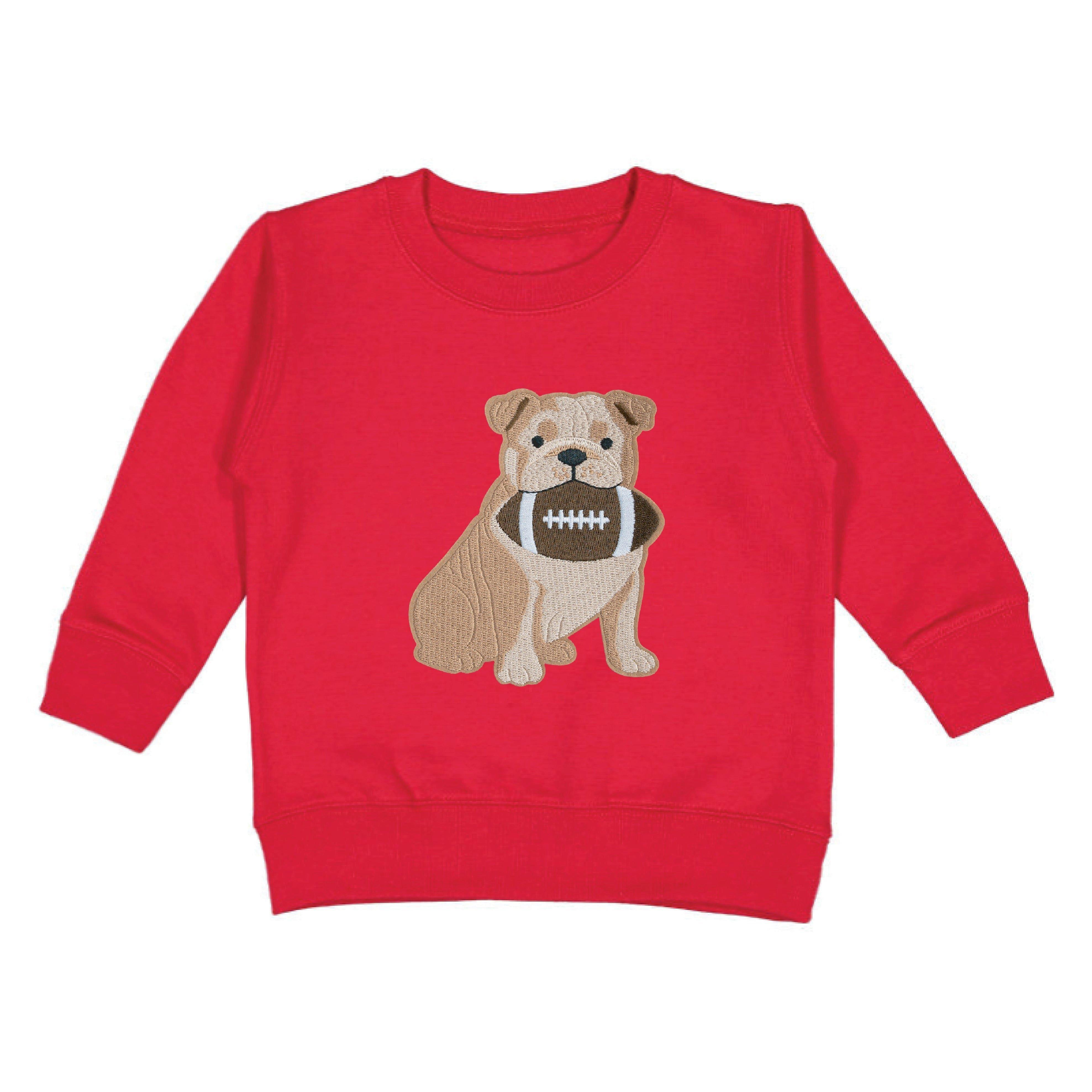 Bulldog Football Patch Sweatshirt image number 0