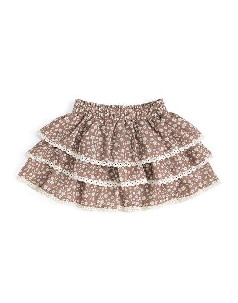 Mocha Floral Skort