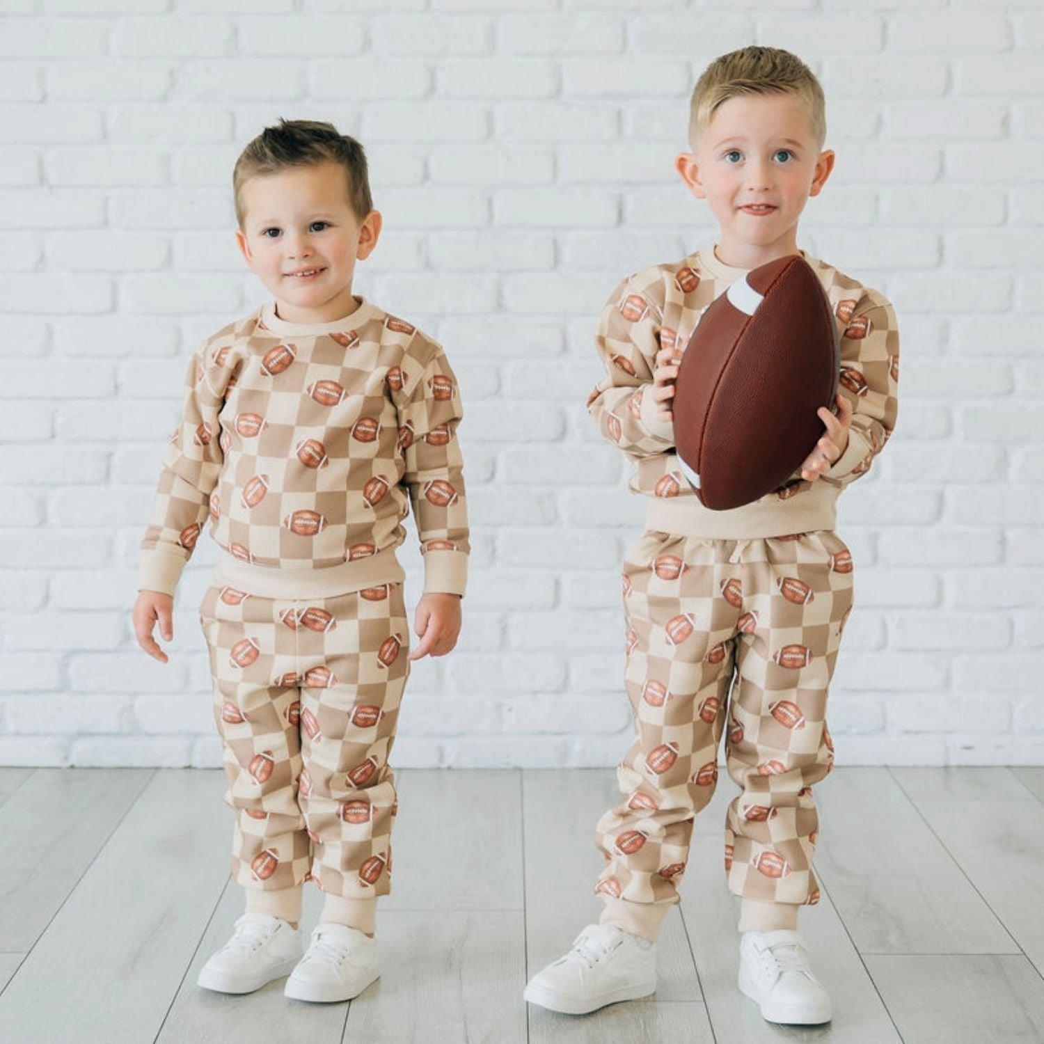 Football Checkered Sweatshirt image number 4