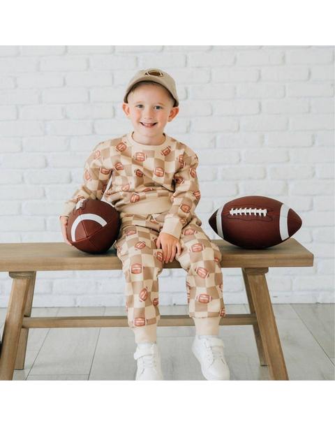 Football Checkered Sweatshirt