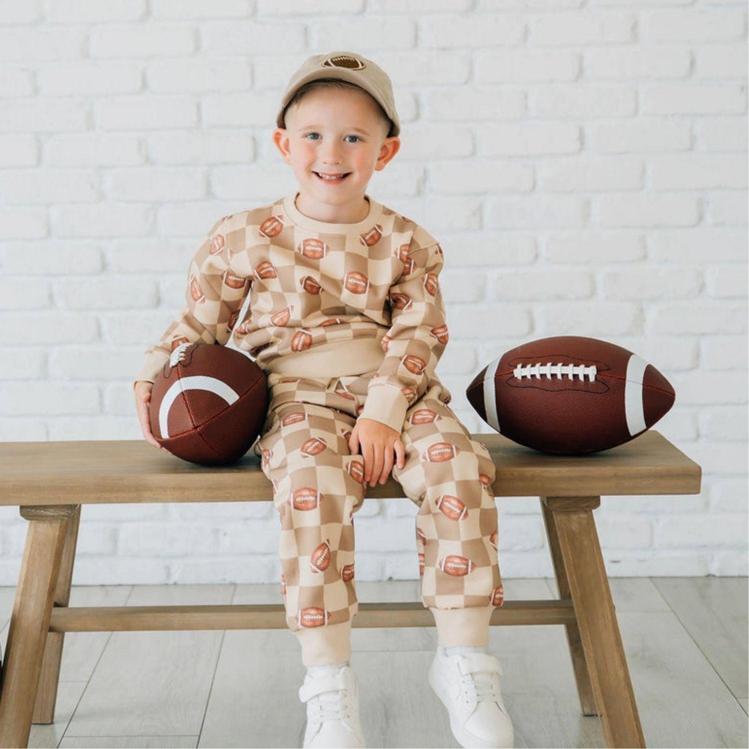 Football Checkered Jogger