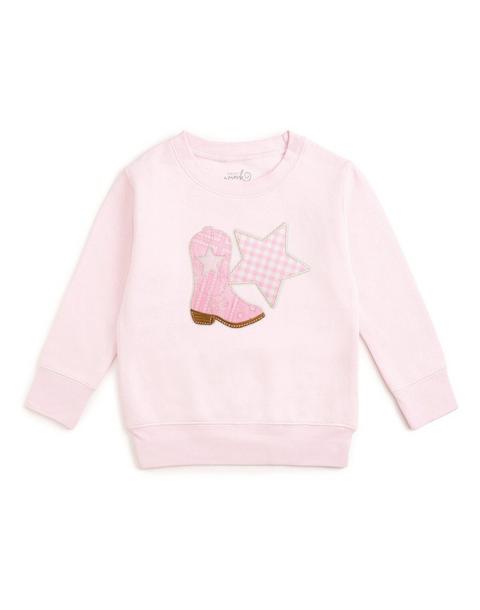 Bandana Cowgirl Patch Western Sweatshirt
