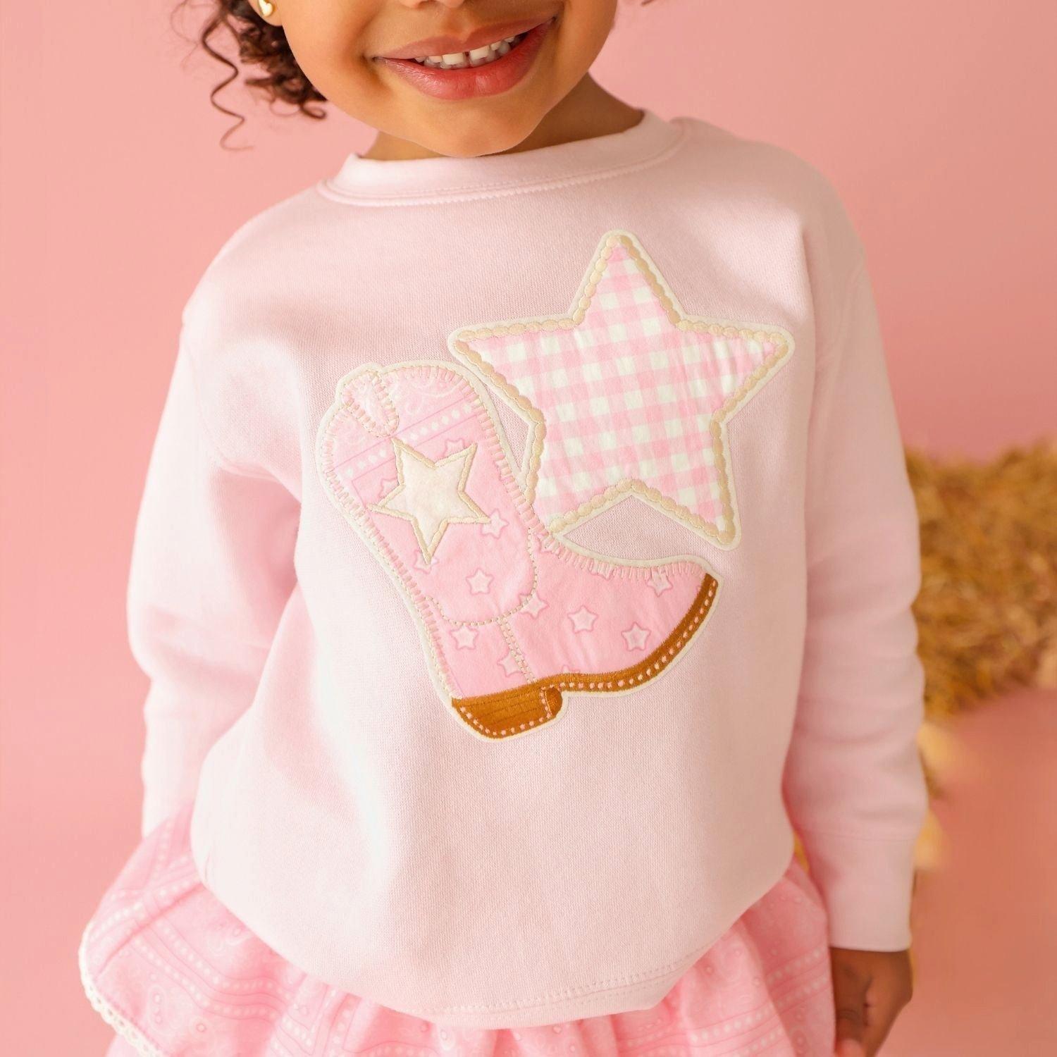 Bandana Cowgirl Patch Western Sweatshirt image number 2