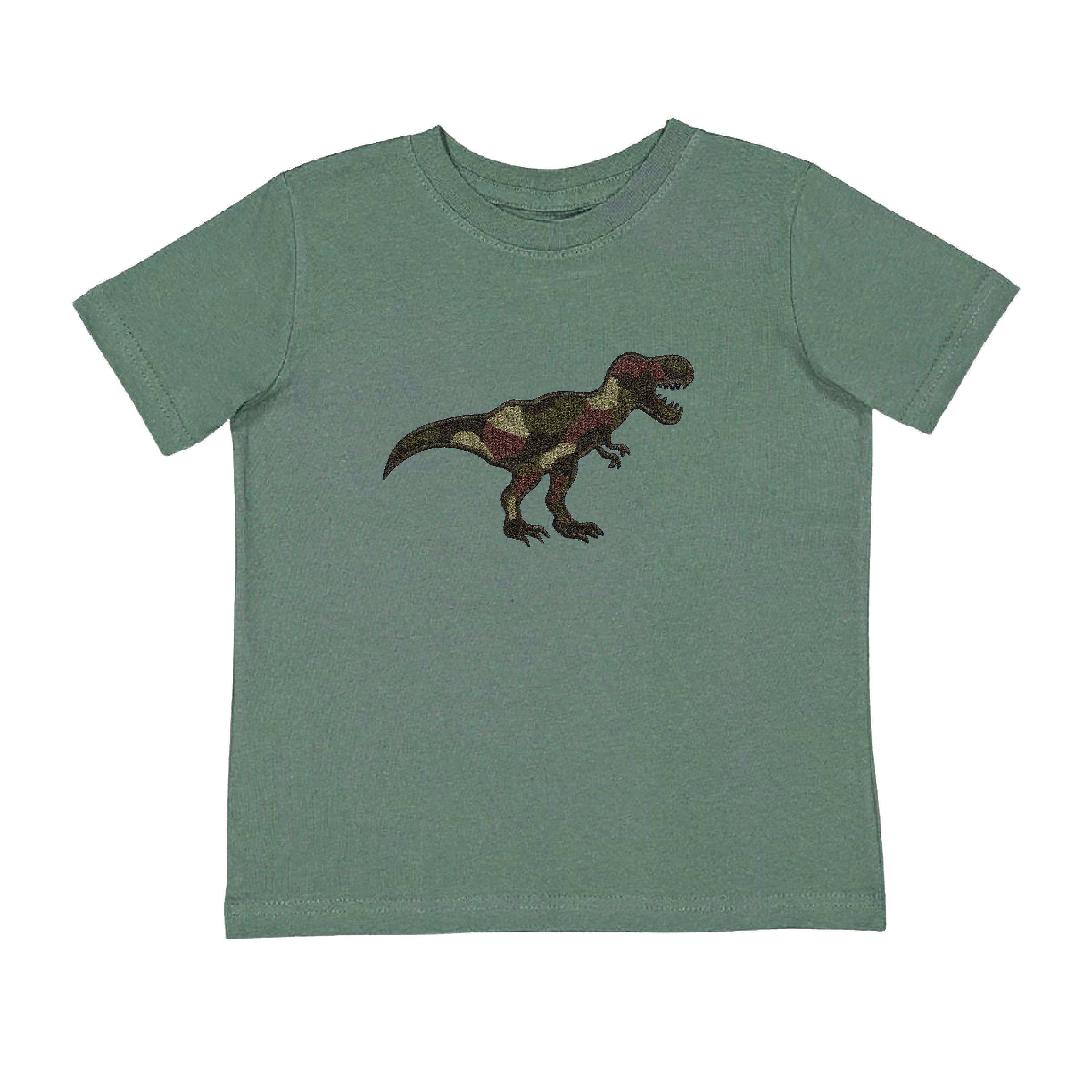 Camo Dino Patch Short Sleeve T-Shirt image number 0