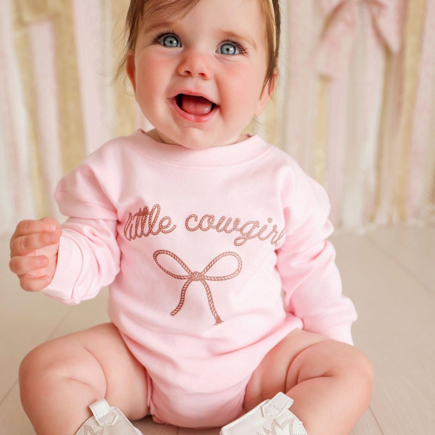 Little Cowgirl Western Long Sleeve Romper image number 2
