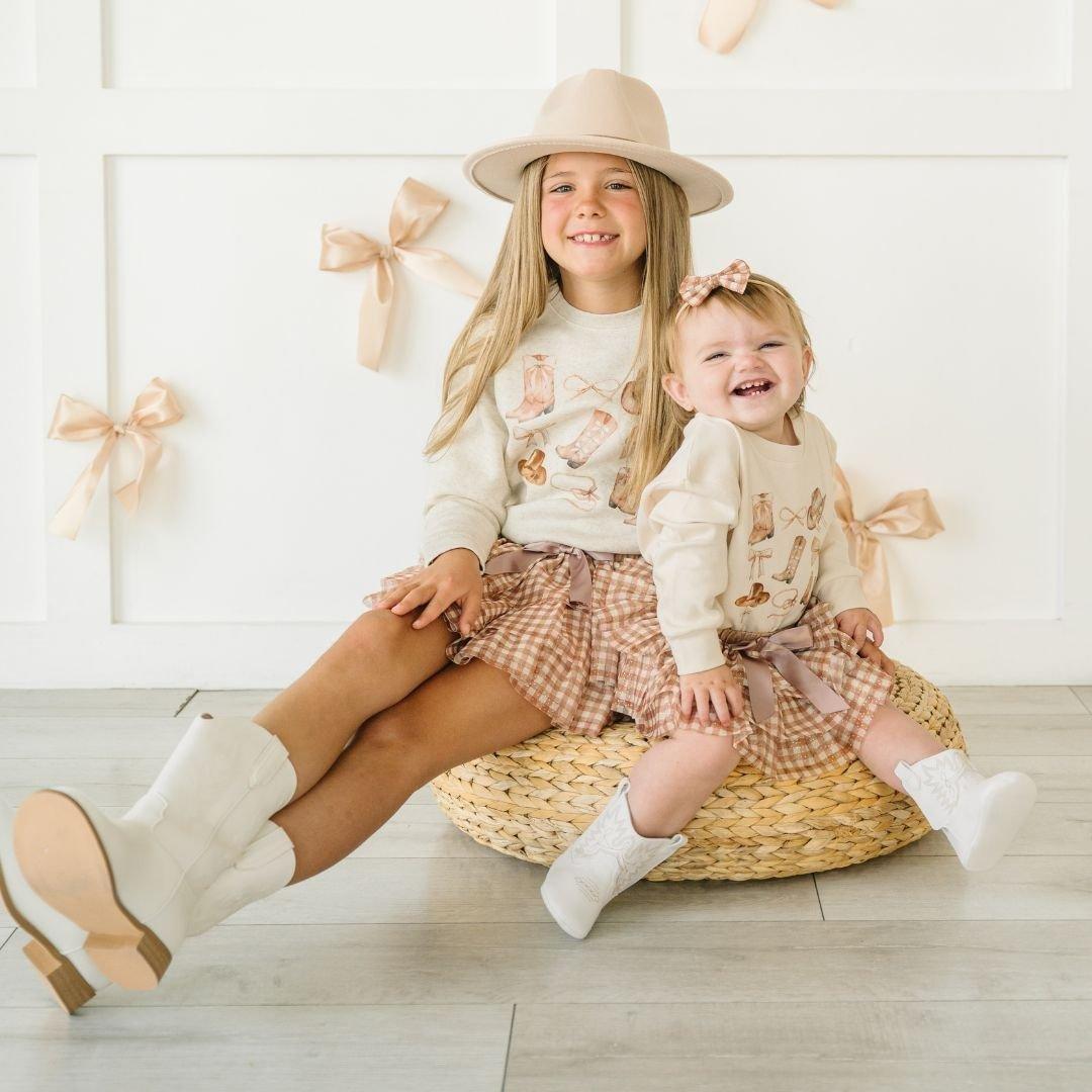 Cowgirl Cutie Western Long Sleeve Romper image number 2