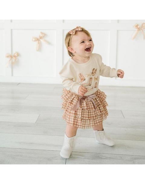 Cowgirl Cutie Western Long Sleeve Romper