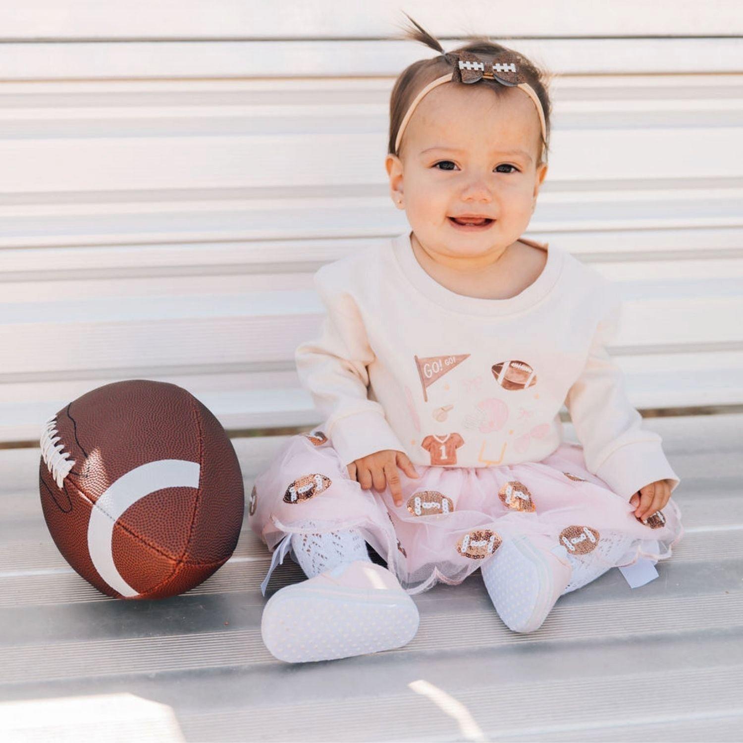Game Day Icon Long Sleeve Romper image number 1
