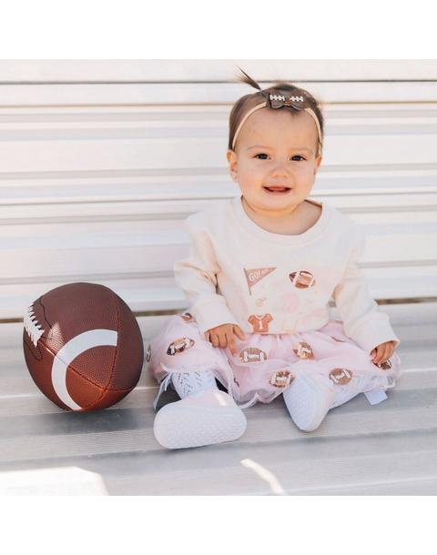 Game Day Icon Long Sleeve Romper