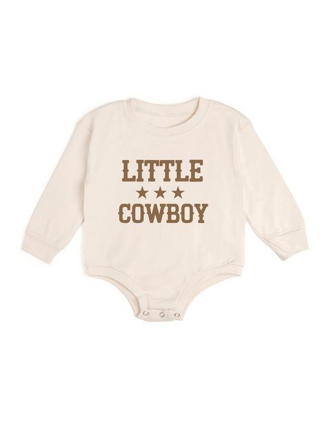 Little Cowboy Western Long Sleeve Romper