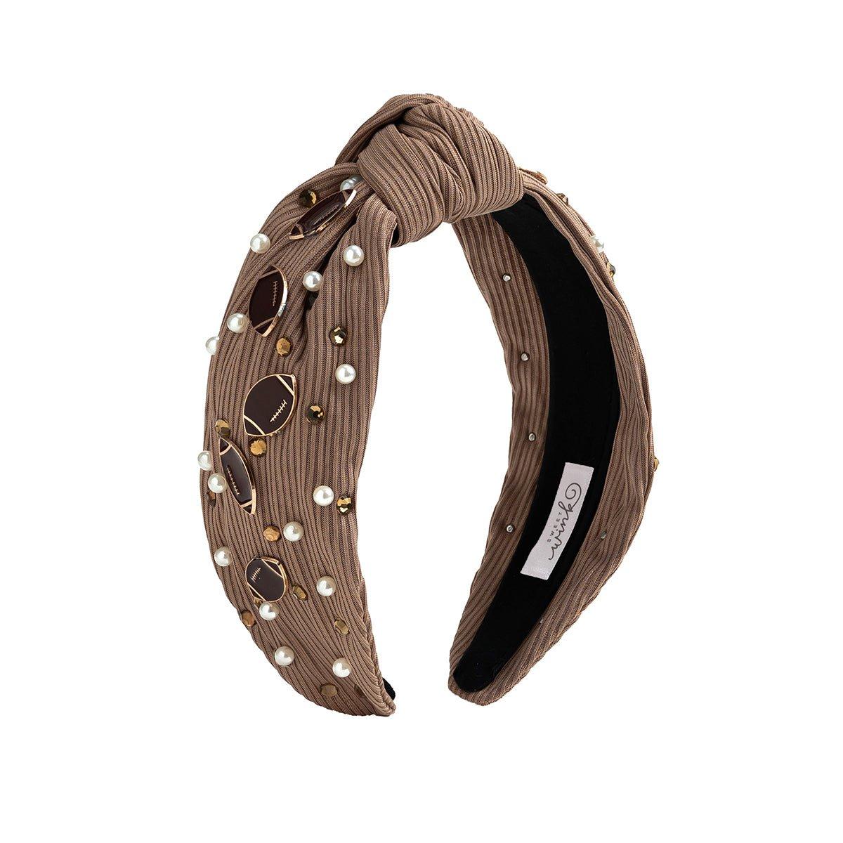 Football Pearl Headband image number 0