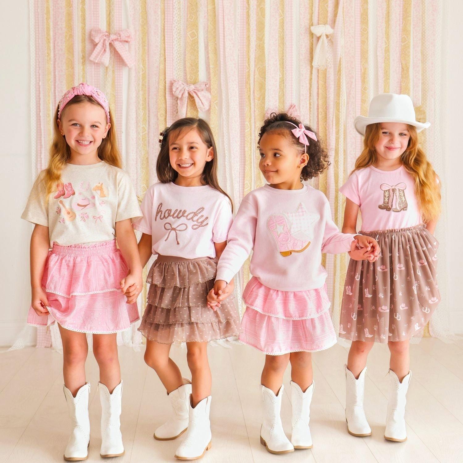 Pink Bandana Western Bow Headband image number 4