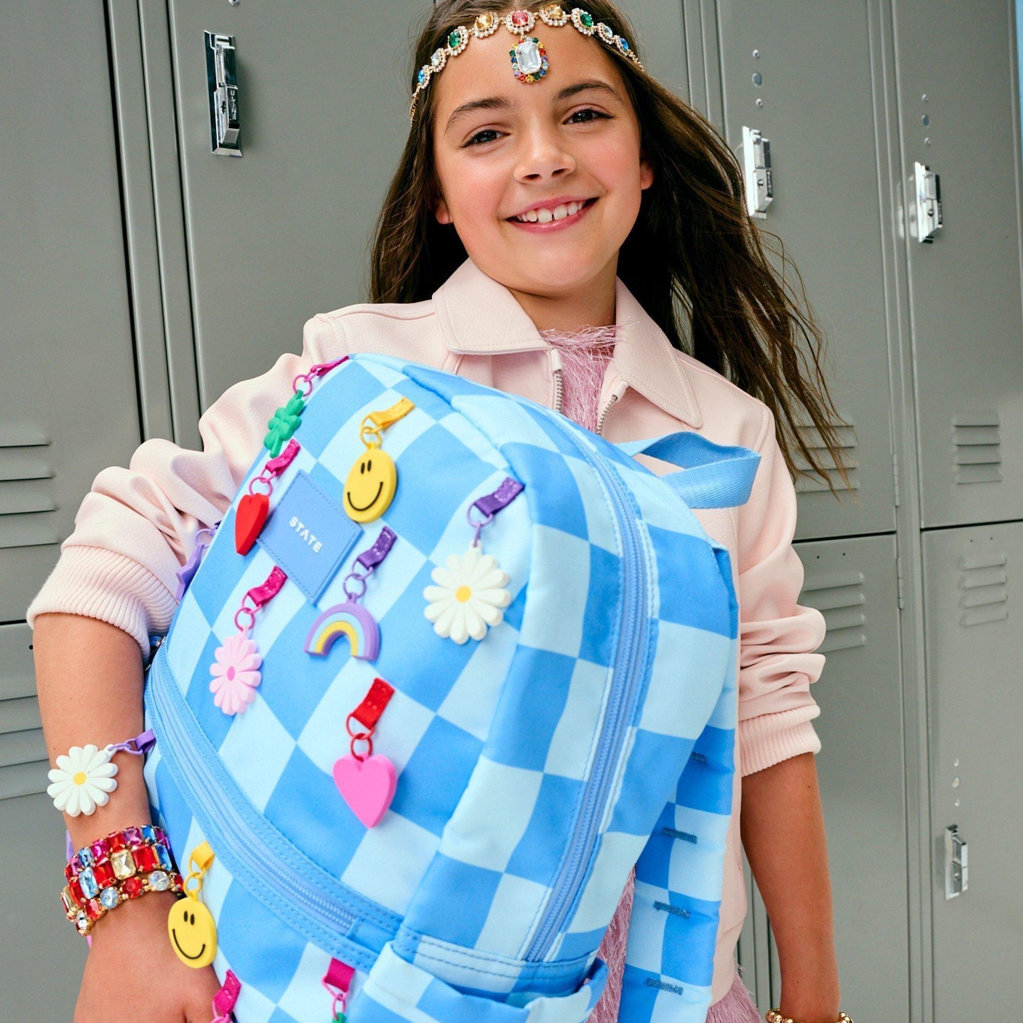 Kane Backpack | Charms Blue Check image number 3