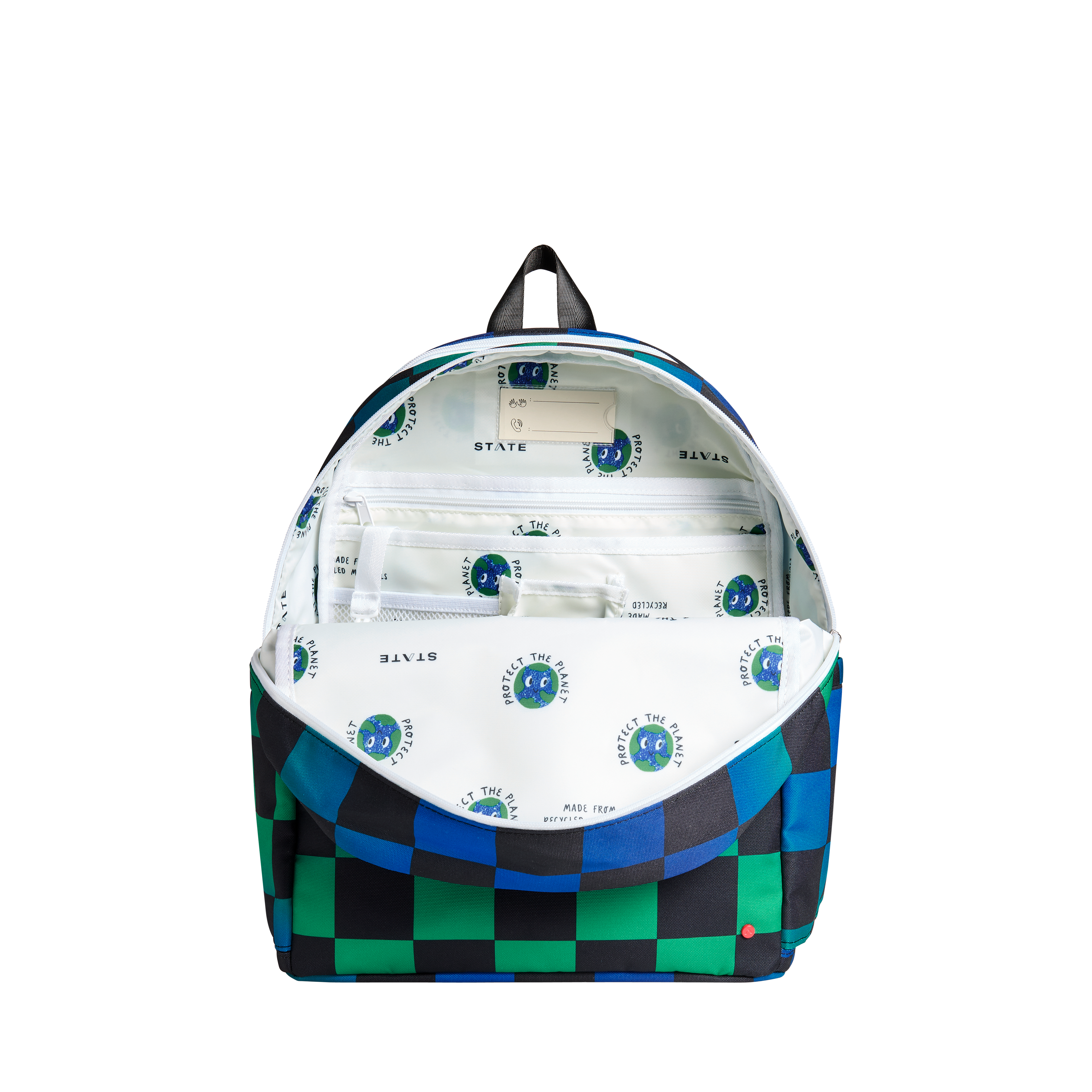 Kane Double Pocket Backpack | Travel Camo image number 3