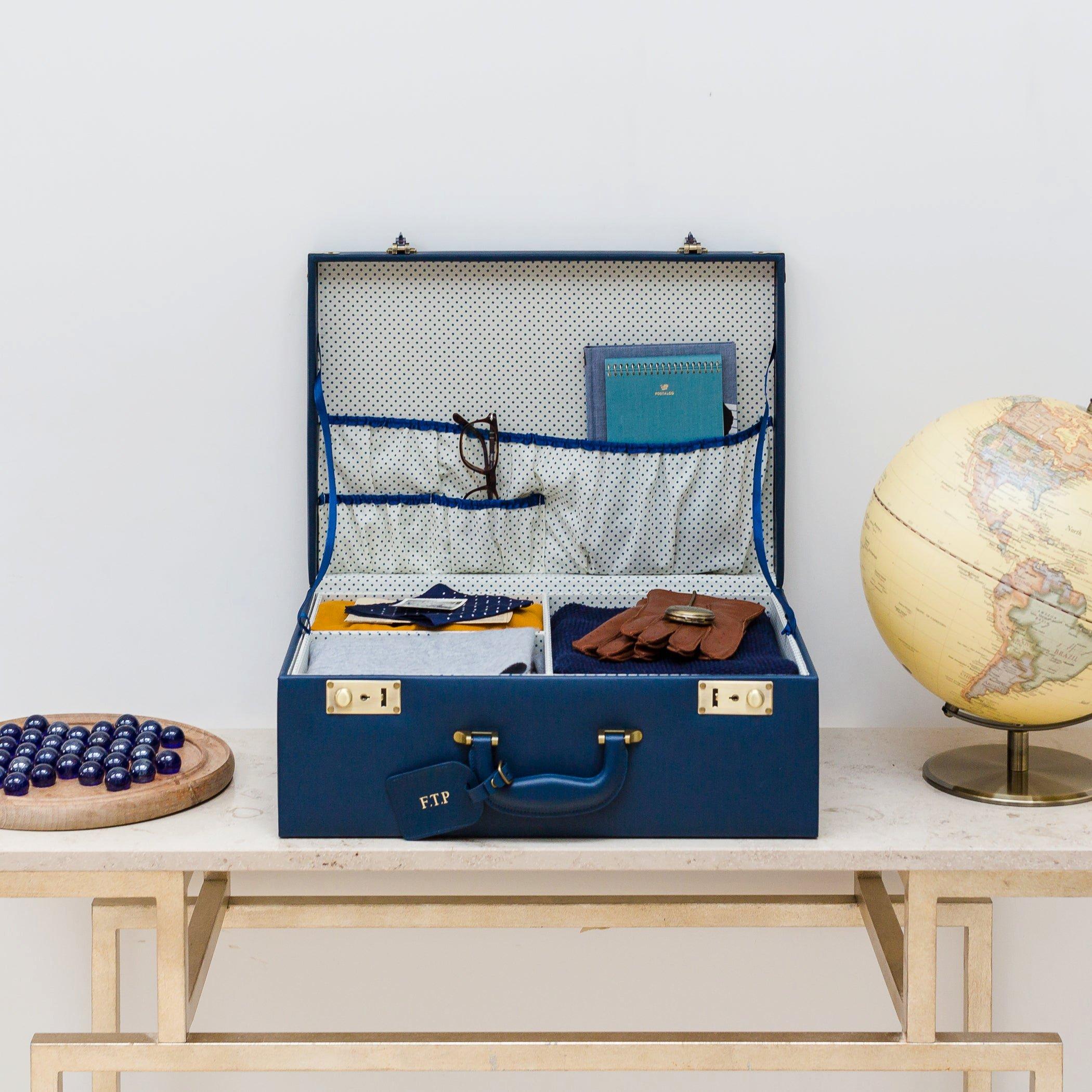 Large Memory Keepake Box in Navy image number 3