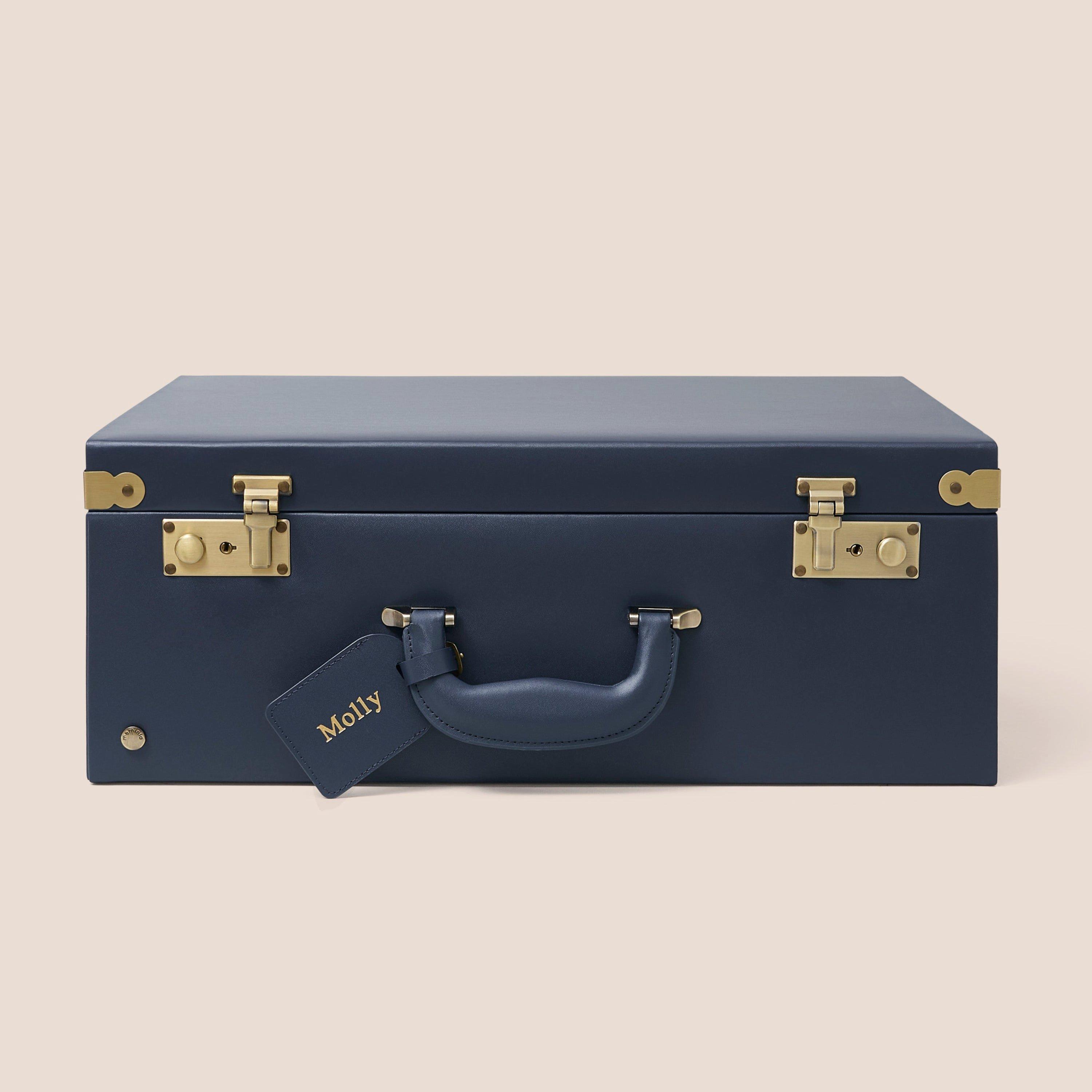 Large Memory Keepake Box in Navy image number 1