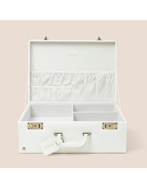 Large Memory Keepake Box in Ivory White