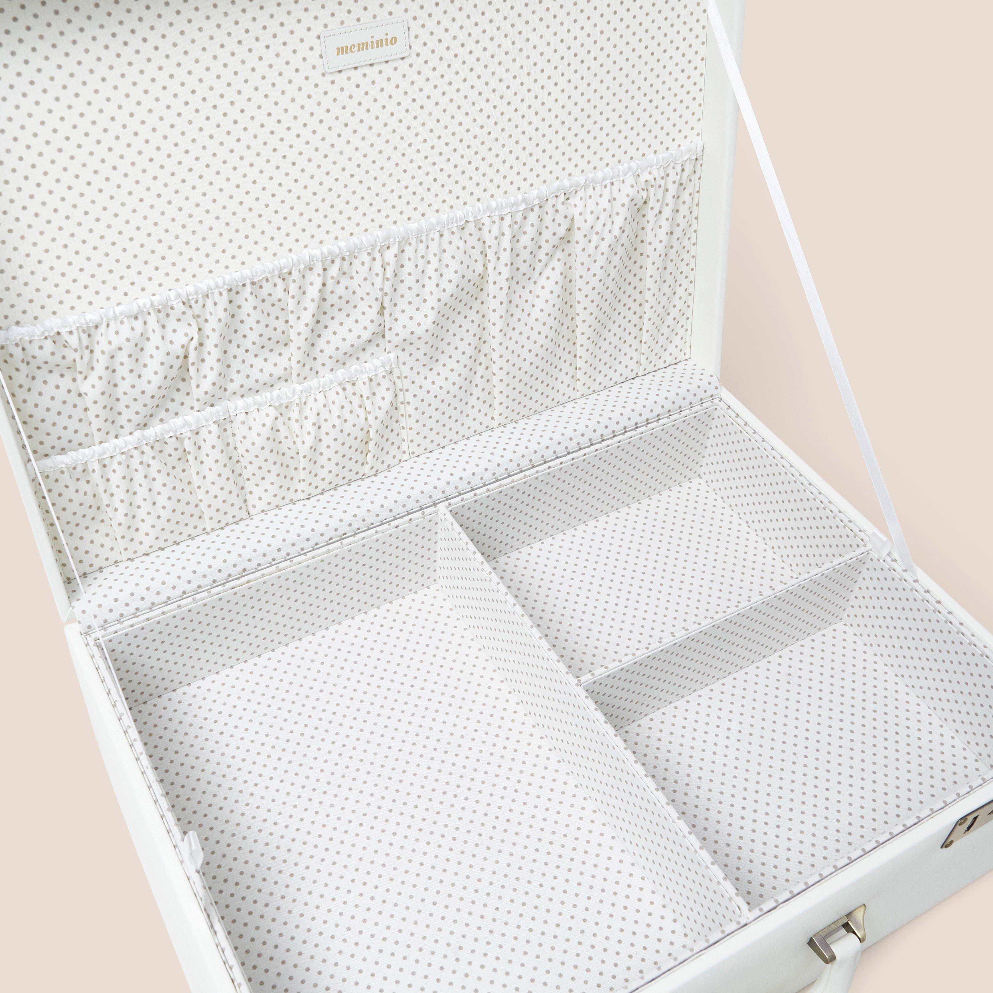 Large Memory Keepake Box in Ivory White image number 4
