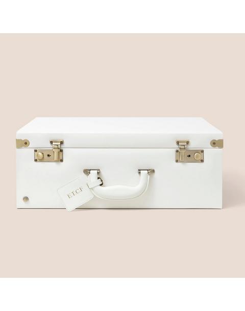 Large Memory Keepake Box in Ivory White