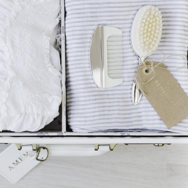 Memory Keepsake Box in Ivory White image number 2