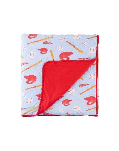 Toddler Bamboo Blanket 50X50 - Baseball