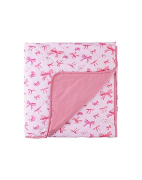Toddler Bamboo Blanket 50X50 - Bow