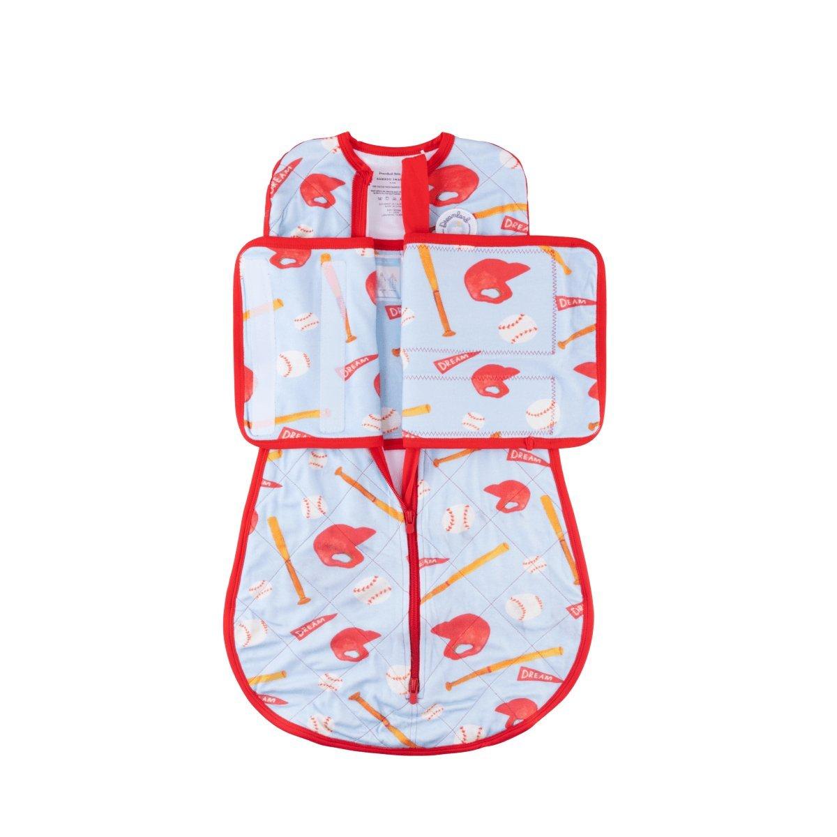 Non-Weighted Swaddle Bamboo - Baseball image number 0