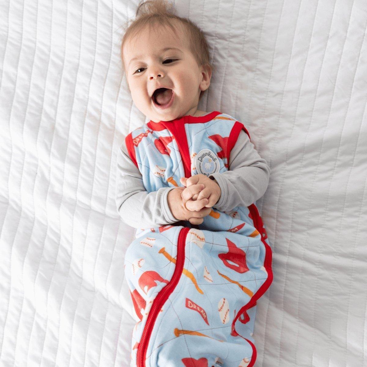 Non-Weighted Sleep Sack Bamboo - Baseball
