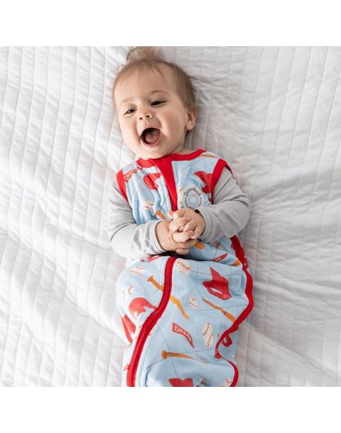 Non-Weighted Sleep Sack Bamboo - Baseball