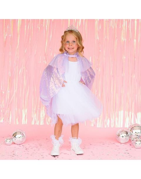 Lavender Sequin Cape