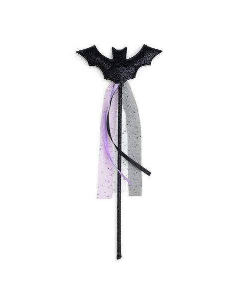 Glitter Bat Halloween Wand