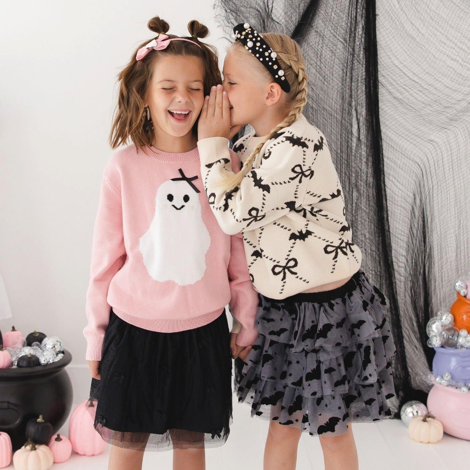 Sweet Ghost Halloween Sweater image number 3