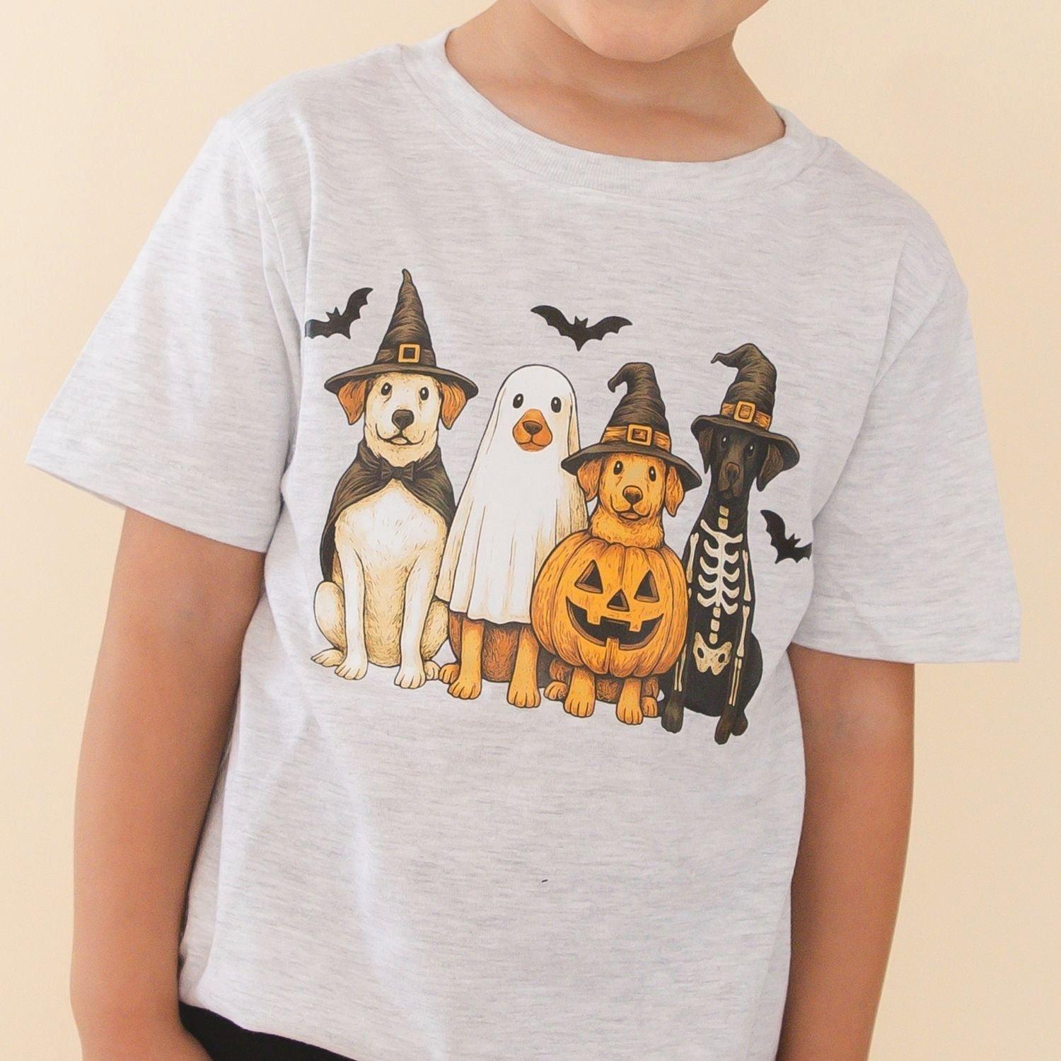Halloween Puppies Short Sleeve T-Shirt image number 2