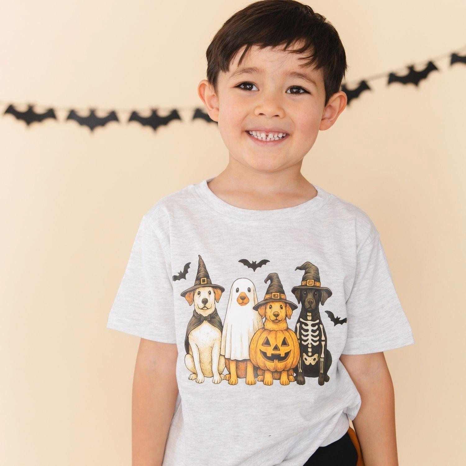 Halloween Puppies Short Sleeve T-Shirt image number 3