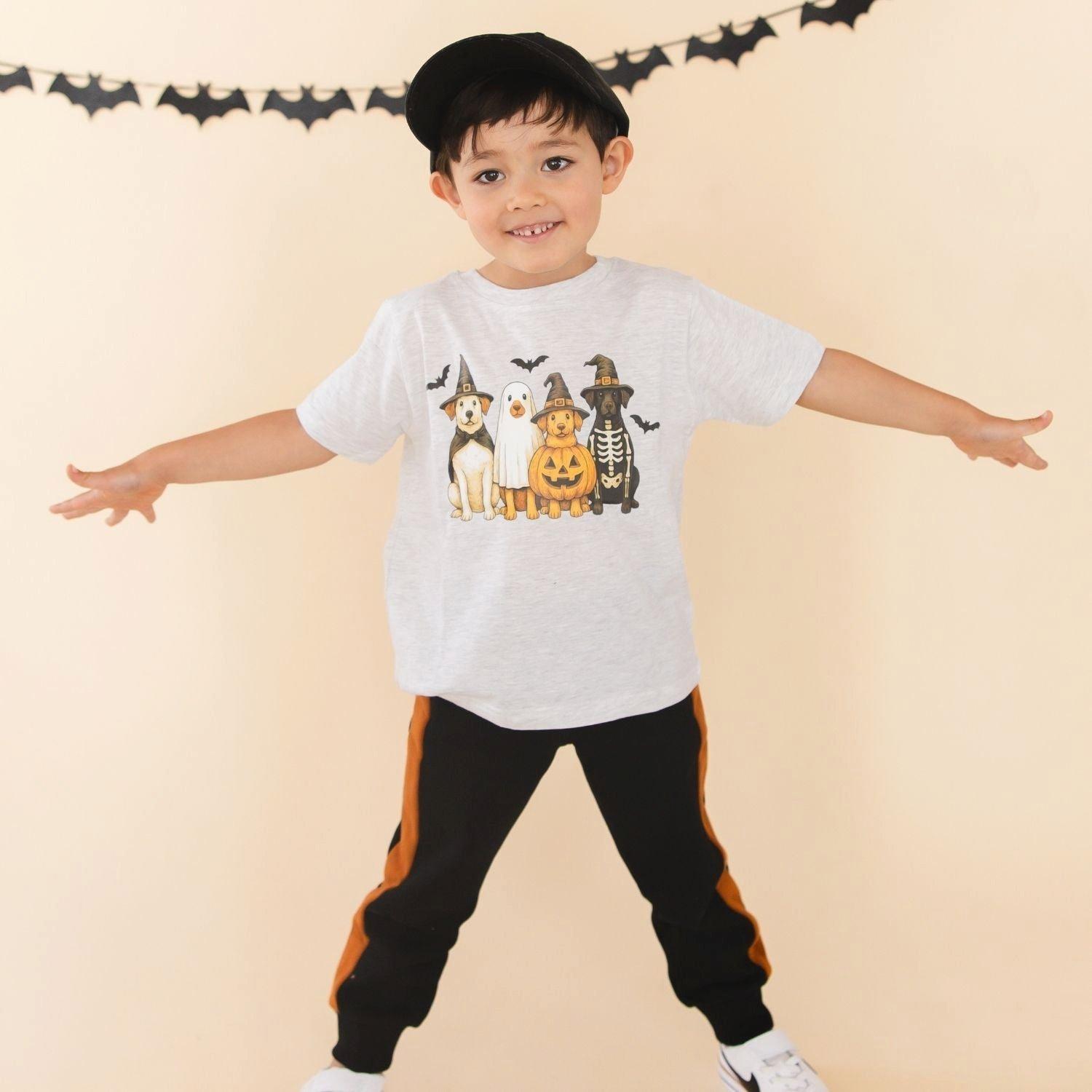 Halloween Puppies Short Sleeve T-Shirt image number 1