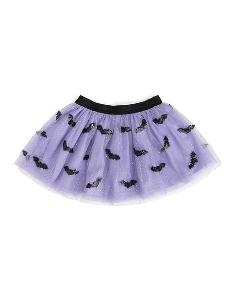 Sequin Bat Halloween Tutu Skirt