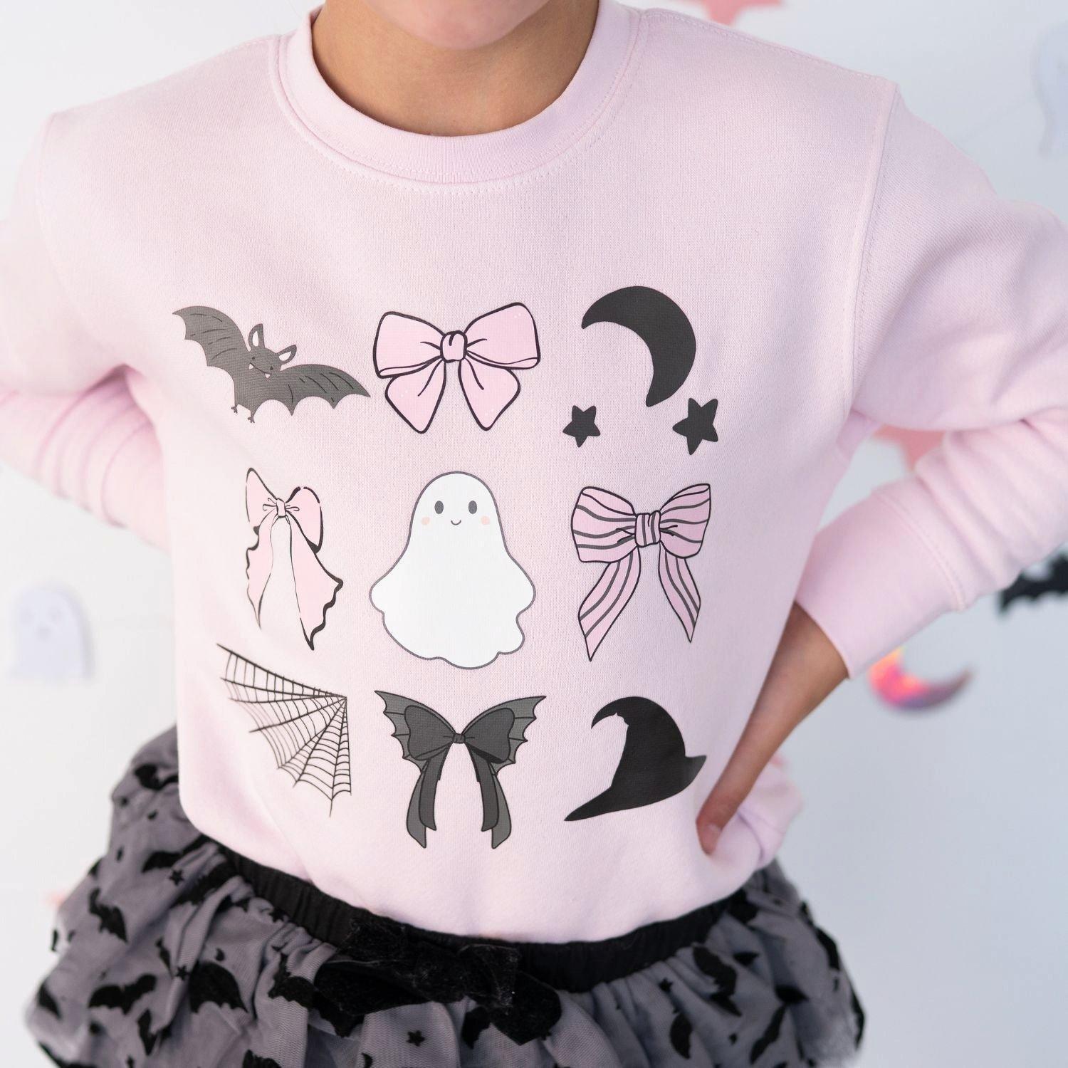 Spooky Coquette Halloween Sweatshirt image number 2