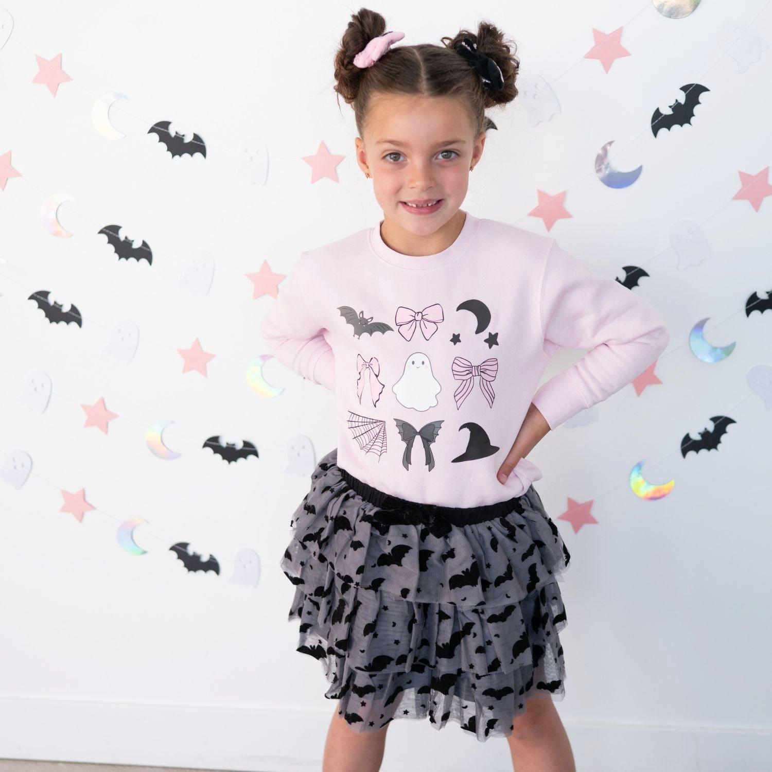 Spooky Coquette Halloween Sweatshirt image number 1