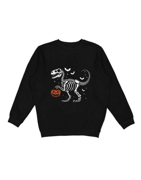 Dinosaur Skeleton Halloween Sweatshirt