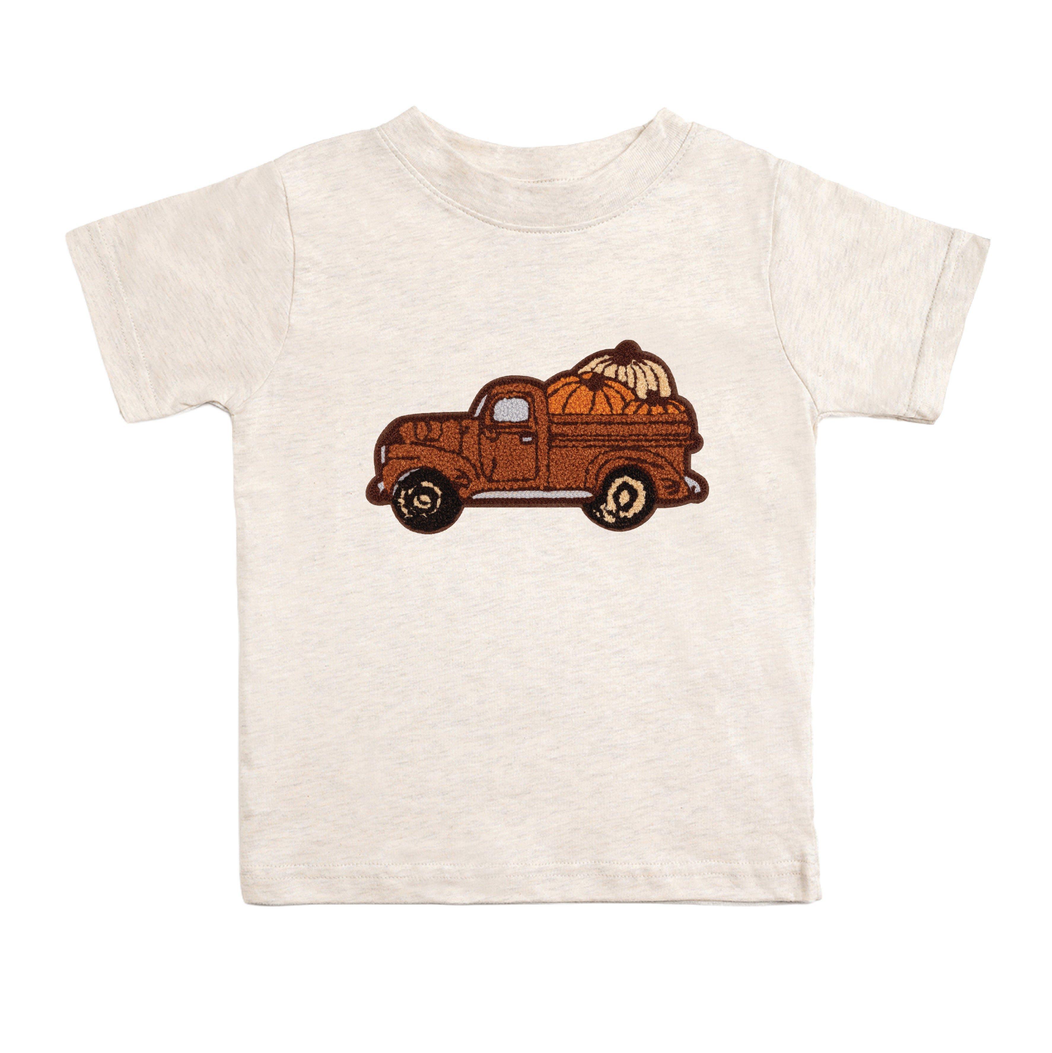 Fall Truck Patch Short Sleeve T-Shirt image number 0